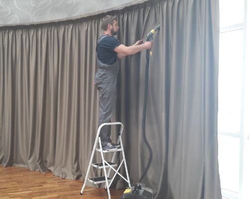 clean curtains service